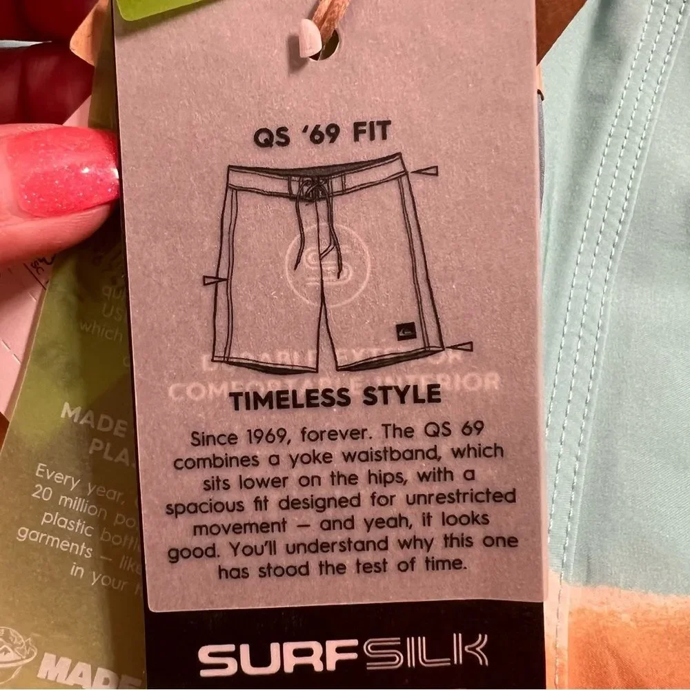 Quiksilver Men's Surfsilk Board Shorts NWT size 31